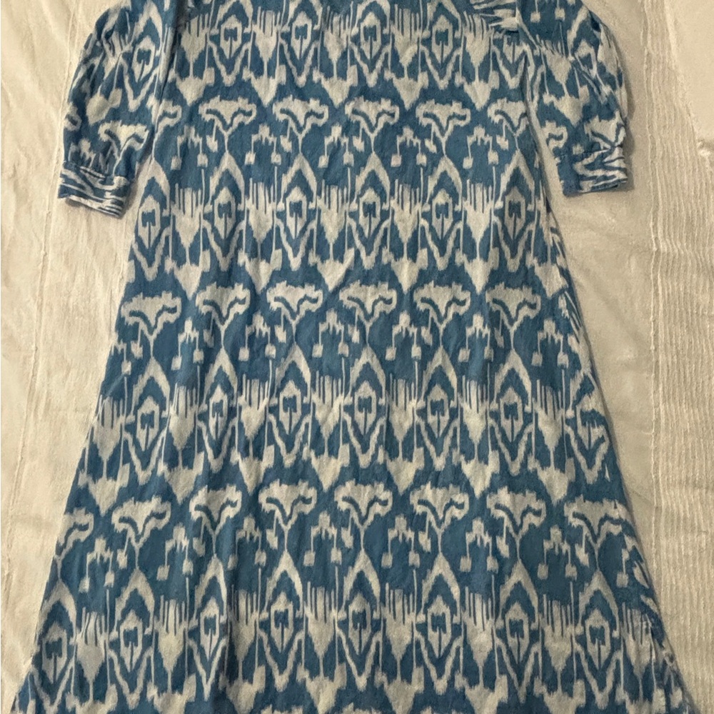 Livro Classic Kurta Blue Ikat Size Xl View 3